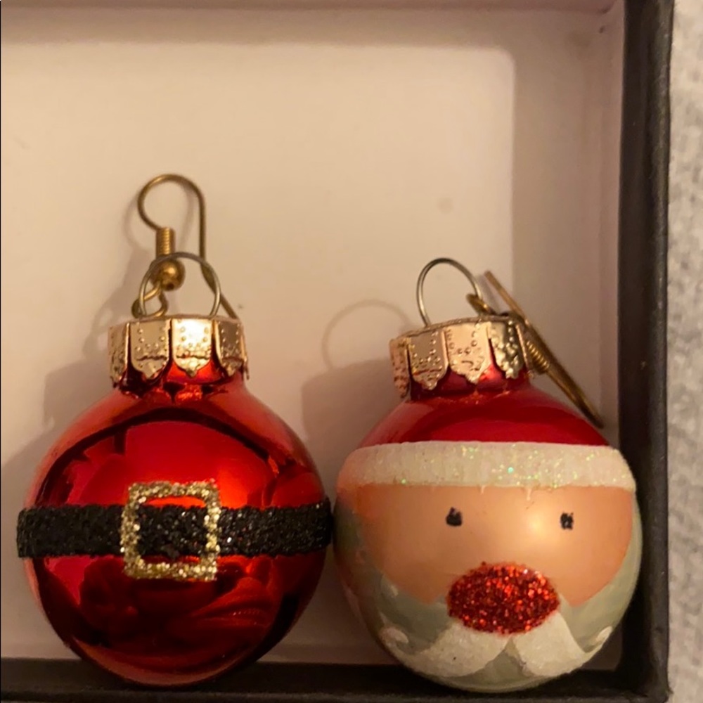 Handmade Christmas earrings
